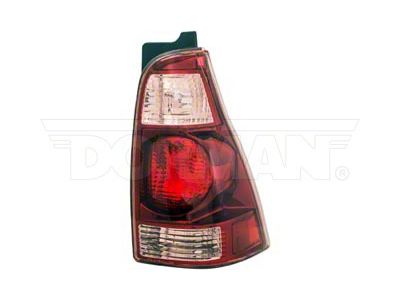 OE Style Tail Light; Chrome Housing; Red/Clear Lens; Passenger Side (03-05 4Runner)