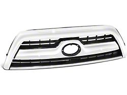 OE Style Upper Replacement Grille; Black/Chrome (06-09 4Runner Sport)