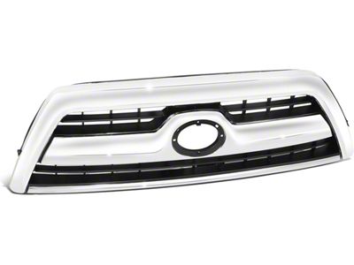OE Style Upper Replacement Grille; Black/Chrome (06-09 4Runner Sport)