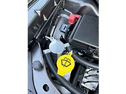 Oil Catch Can with Fender Mount; Satin / Uncoated (Universal; Some Adaptation May Be Required)