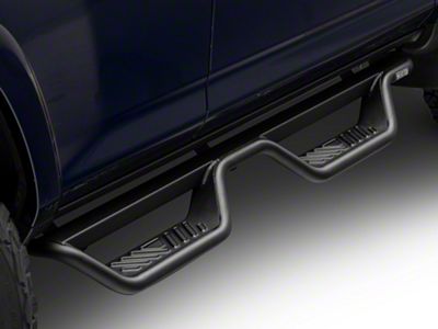 Westin Outlaw Drop Nerf Side Step Bars; Textured Black (10-24 4Runner Trail; 14-24 4Runner SR5, TRD Off Road)