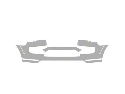 Paint Protection PPF Pre-Cut Kit; Front Bumper without Sensor Cutouts; Gloss (14-24 4Runner Limited)