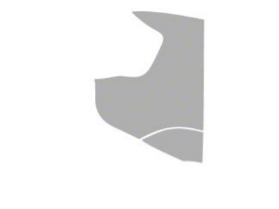 Paint Protection PPF Pre-Cut Kit; Front Driver Side Fender; Gloss (14-24 4Runner Limited)