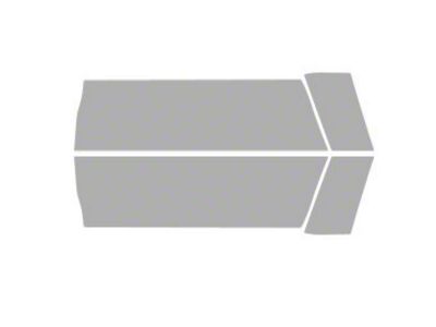 Paint Protection PPF Pre-Cut Kit; Rear Door Panels; Gloss (14-24 4Runner Limited)