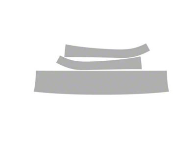 Paint Protection PPF Pre-Cut Kit; Roof and A-Pillar; Gloss (14-24 4Runner Limited)