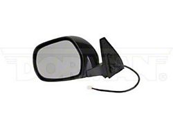 Powered Heated Side Mirror; Driver Side; Black (03-09 4Runner w/o Memory Mirrors)