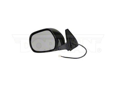 Powered Heated Side Mirror; Driver Side; Black (03-09 4Runner w/o Memory Mirrors)
