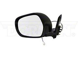 Powered Non-Heated Side Mirror; Driver Side; Black (03-09 4Runner)