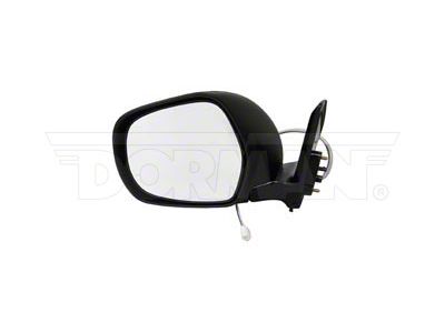 Powered Non-Heated Side Mirror; Driver Side; Black (03-09 4Runner)
