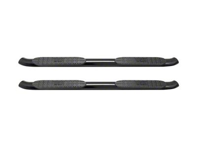 Pro Traxx 4-Inch Oval Side Step Bars; Black (10-13 4Runner SR5; 10-24 4Runner Limited, TRD Sport)