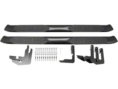 Westin Pro Traxx 5-Inch Oval Side Step Bars; Black (10-13 4Runner SR5; 10-24 4Runner Limited, TRD Sport)