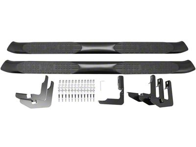 Westin Pro Traxx 5-Inch Oval Side Step Bars; Black (10-24 4Runner, Excluding Limited, Nightshade, TRD Sport & 10-13 SR5)