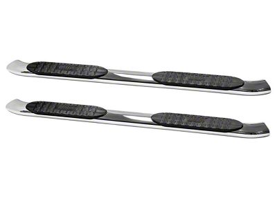 Westin Pro Traxx 5-Inch Oval Side Step Bars; Stainless Steel (10-24 4Runner, Excluding Limited, Nightshade, TRD Sport & 10-13 SR5)