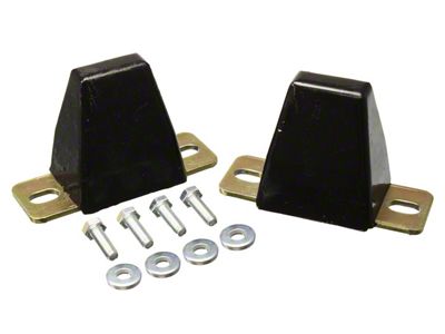 Rear Bump Stops; Black (16-24 4Runner)