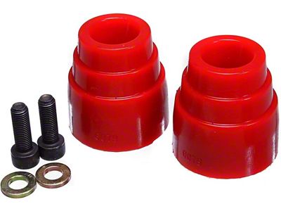 Rear Bump Stops; Red (03-09 4Runner)