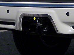 Rear Bumper Trim Accent; Stainless Steel (10-15 4Runner)