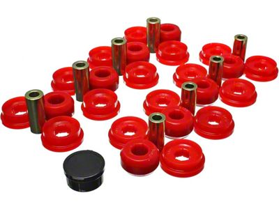 Rear Control Arm Bushings; Red (03-09 4Runner)