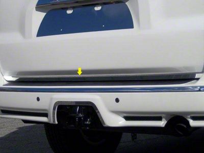 Rear Deck Accent Trim; Stainless Steel (10-24 4Runner)