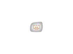 Redi-Cuts Snap Fit Heated Side View Mirror Glass; Driver Side (10-13 4Runner)