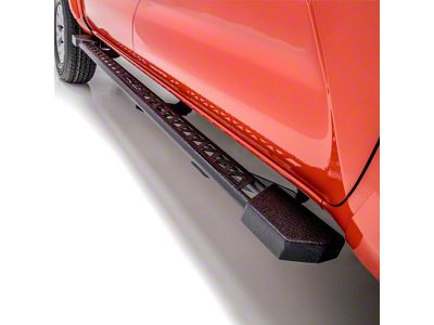 Rocker Step Running Boards; Textured Black (10-24 4Runner SR5, TRD Pro, TRD Off-Road)