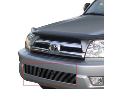 Stainless Steel Billet Lower Bumper Grille Insert; Black (03-05 4Runner)