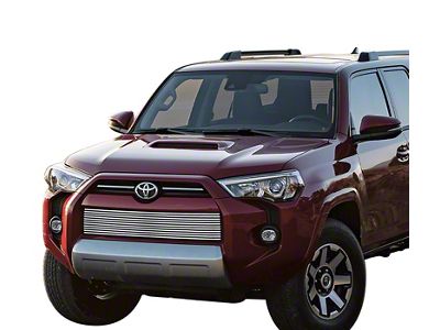 Stainless Steel Billet Lower Bumper Grille Overlay; Polished (14-24 4Runner, Excluding Limited)