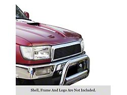 Stainless Steel Billet Upper Grille; Black (96-98 4Runner)