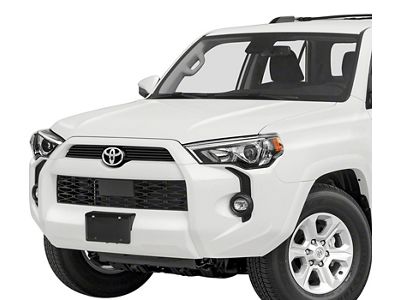 Stainless Steel Billet Upper Grille Overlay; Black (20-24 4Runner, Excluding Limited)