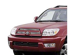 Stainless Steel Billet Upper Grille Overlay; Polished (03-05 4Runner)