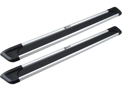 Sure-Grip Running Boards without Mounting Kit; Brite Aluminum (03-09 4Runner SR5; 10-17 4Runner Trail)