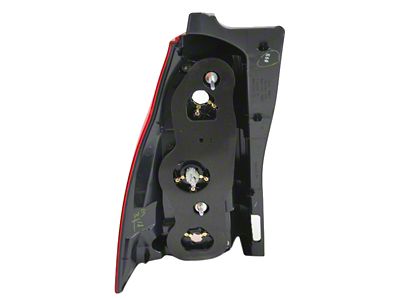 Tail Light; Black Housing; Red Clear Lens; Passenger Side (06-09 4Runner)