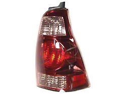 Tail Lights; Chrome Housing; Red/Clear Lens (03-05 4Runner)