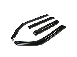 Tape-On Front and Rear Window Visors; Dark Smoke (10-13 4Runner)