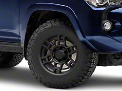 TR1 Matte Black 6-Lug Wheel; 17x8; 5mm Offset (10-24 4Runner)