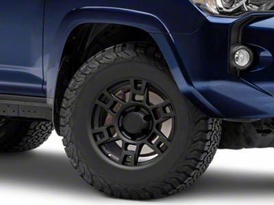 TR1 Matte Black 6-Lug Wheel; 17x8; 5mm Offset (10-24 4Runner)