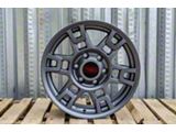 TR1 Matte Gunmetal 6-Lug Wheel; 17x8; 5mm Offset (10-24 4Runner)