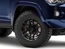 TR4 Gloss Black 6-Lug Wheel; 17x8; 5mm Offset (10-24 4Runner)