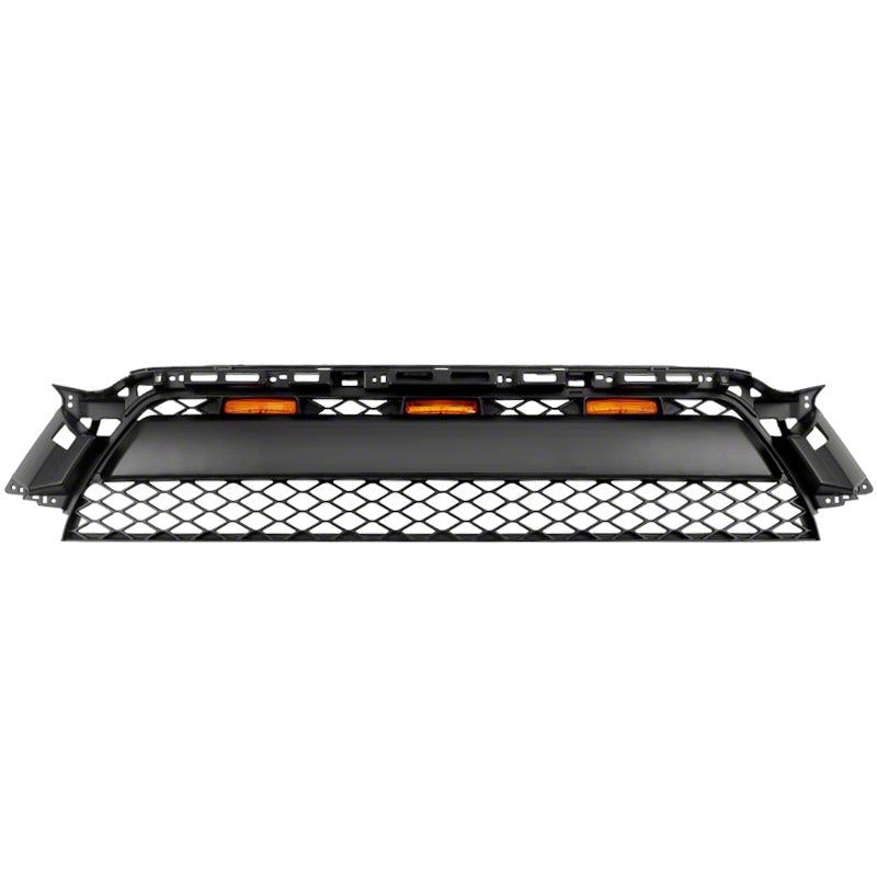 Amber LED Grille Lights For Toyota 4Runner 2014-2019 TRD Pro - 4-Piece Raptor Style Grill Light Kit