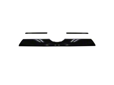 Upper Grille Garnish with Grille Bar Overlays; Gloss Black (14-24 4Runner SR5)