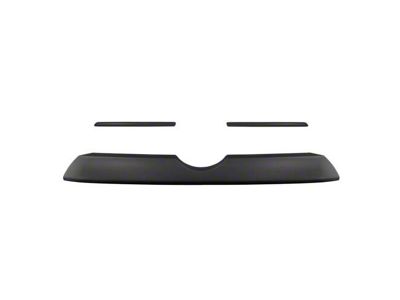 Upper Grille Garnish with Grille Bar Overlays; Matte Black (14-24 4Runner SR5)