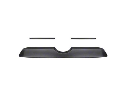 Upper Grille Garnish with Grille Bar Overlays; Textured Black TPO (14-24 4Runner SR5)