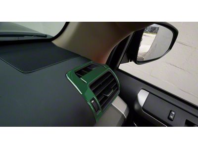 Upper Vent Accent Trim; Army Green (14-24 4Runner)