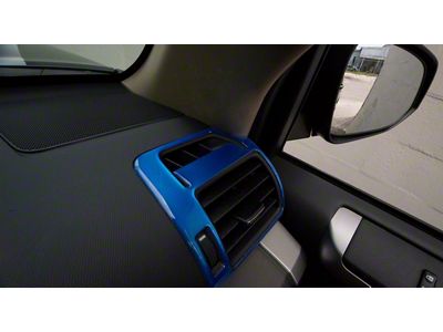 Upper Vent Accent Trim; Blazing Blue (14-24 4Runner)