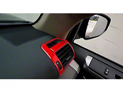 Upper Vent Accent Trim; Gloss TRD Red (14-24 4Runner)