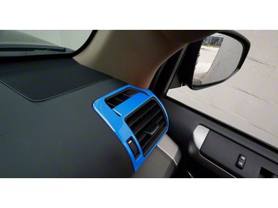 Upper Vent Accent Trim; Voodoo Blue (14-24 4Runner)