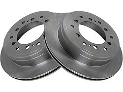 Vented 6-Lug Rotors; Rear Pair (10-24 4Runner)