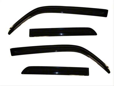 Ventvisor Window Deflectors; Front and Rear; Dark Smoke (10-24 4Runner)