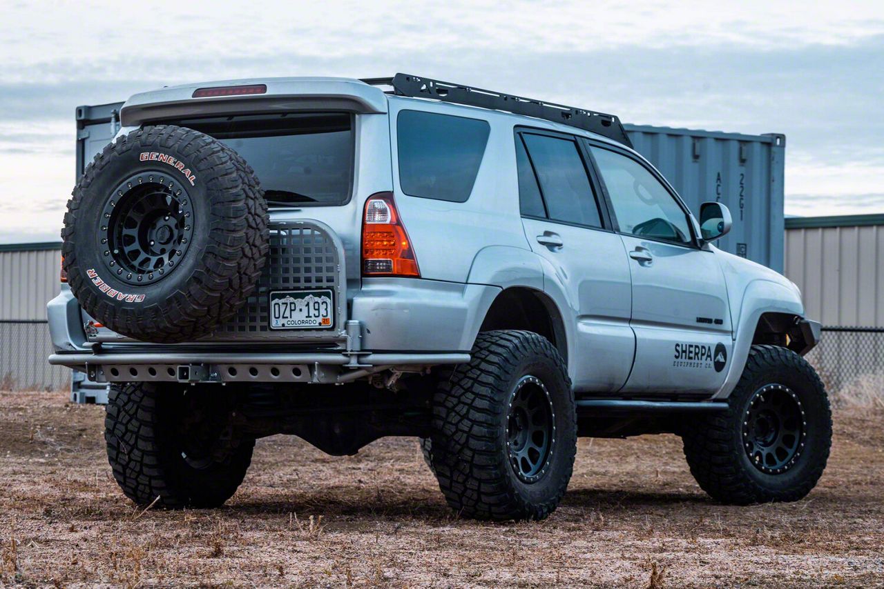 Toyota 4-Runner Welded Hybrid Rear Bumper; Raw Steel (03-09 Toyota 4-Runner Welded Hybrid Rear Bumper; Raw Steel (03-09