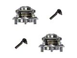 Wheel Hub Assemblies with Outer Tie Rods; Front (10-24 2WD 4Runner)