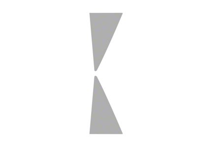 Window Tint Pre-Cut Kit; Rear Doors; 5% Dark (10-24 4Runner)
